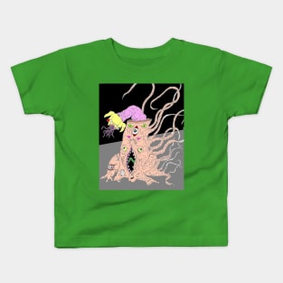 Tree Dog Glitch Kids T-Shirt